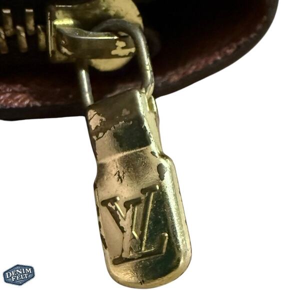 Louis Vuitton Brown/Tan LV Monogram Compact Snap/Zip Around Wallet - Picture 8 of 12